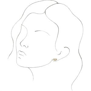 14K Rose 1/10 CTW Natural Diamond Geometric Earrings - BN & CO JEWELRY