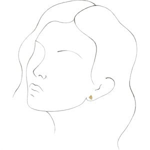 14K Rose Bee Single Earring - BN & CO JEWELRY