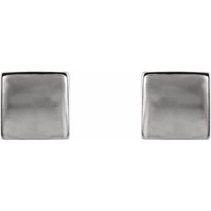Sterling Silver Cube Earrings - BN & CO JEWELRY