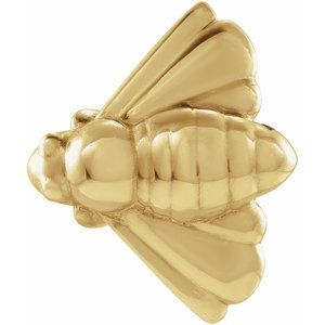 14K Yellow Bee Single Earring - BN & CO JEWELRY