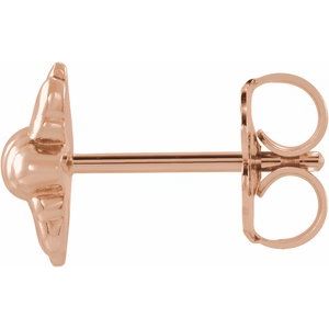 14K Rose Bee Single Earring - BN & CO JEWELRY