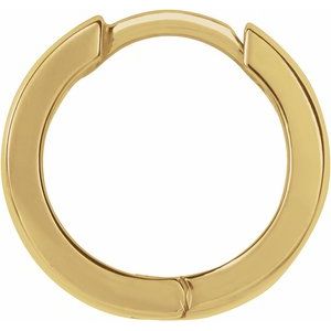 14K Yellow 10 mm Huggie Hoop Earring - BN & CO JEWELRY