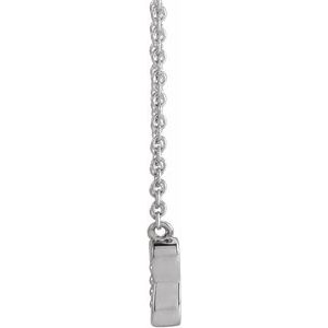 Sterling Silver .025 CTW Natural Diamond Butterfly 16" Necklace - BN & CO JEWELRY