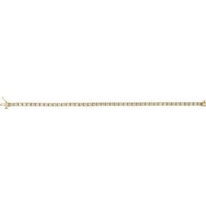 14K Yellow 4 CTW Natural Diamond Line 7 1/4" Bracelet - BN & CO JEWELRY