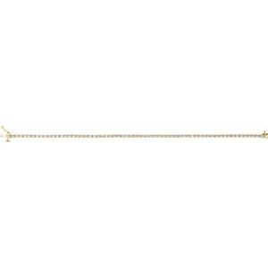 14K Yellow 2 CTW Natural Diamond Line 7 1/4" Bracelet - BN & CO JEWELRY