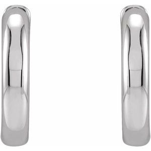 Sterling Silver 15 mm Huggie Earrings - BN & CO JEWELRY