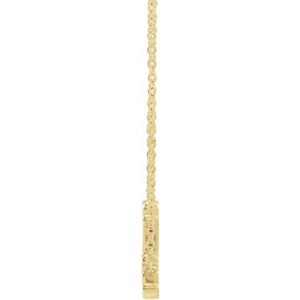 14K Yellow Believe 18" Necklace - BN & CO JEWELRY