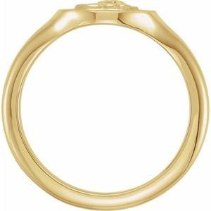 14K Yellow Cherub Angel Pinky Ring - BN & CO JEWELRY