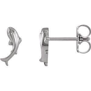 Sterling Silver Tiny Koi Fish Earrings - BN & CO JEWELRY
