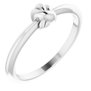 Sterling Silver Stackable Knot Ring - BN & CO JEWELRY