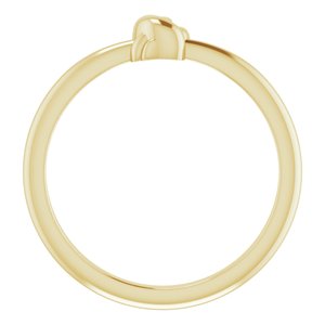 14K Yellow Stackable Knot Ring - BN & CO JEWELRY