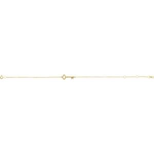 14K Yellow Petite Key 6 1/2-7 1/2" Bracelet - BN & CO JEWELRY