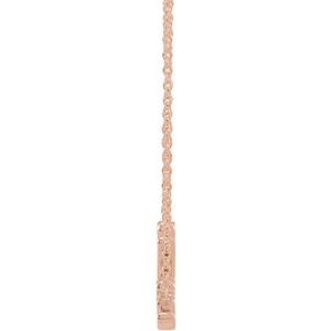14K Rose Believe 18" Necklace - BN & CO JEWELRY