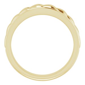 14K Yellow Braided Ring - BN & CO JEWELRY