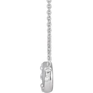 Sterling Silver Infinity Rosary 18" Necklace - BN & CO JEWELRY