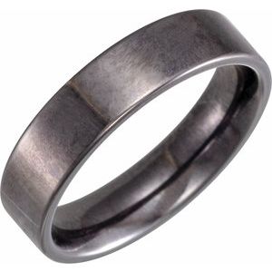 Tantalum 6 mm Flat Comfort-Fit Band Size 7.5 - BN & CO JEWELRY