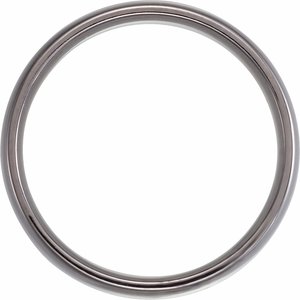 Tantalum 6 mm Dome Comfort-Fit Band Size 11 - BN & CO JEWELRY