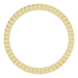 14K Yellow 2 mm Chain Link Band Size 7 - BN & CO JEWELRY