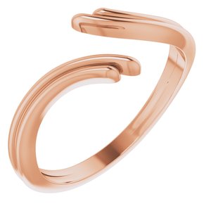 14K Rose Bypass Ring - BN & CO JEWELRY