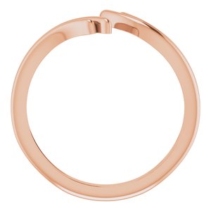 14K Rose Bypass Ring - BN & CO JEWELRY