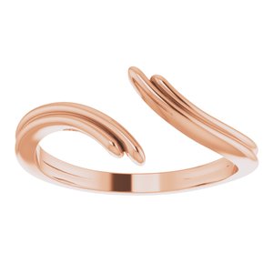 14K Rose Bypass Ring - BN & CO JEWELRY