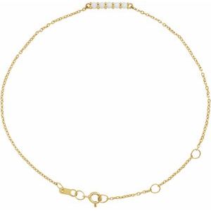 14K Yellow Natural Ethiopian Opal Bar 6 1/2-7 1/2" Bracelet - BN & CO JEWELRY