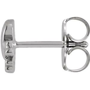 Sterling Silver Petite Skull & Crossbones Earring - BN & CO JEWELRY