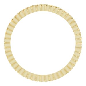 10K Yellow 2 mm Chain Link Band Size 7.5 - BN & CO JEWELRY