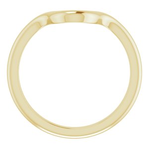 14K Yellow Band for 9x4.5 mm Marquise Ring - BN & CO JEWELRY
