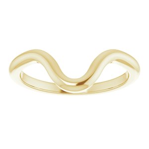 14K Yellow Band for 9x4.5 mm Marquise Ring - BN & CO JEWELRY