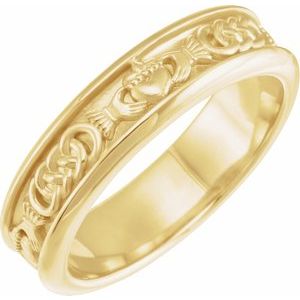 14K Yellow Claddagh Ring Size 8.5 - BN & CO JEWELRY