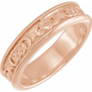14K Rose Claddagh Ring Size 11.5 - BN & CO JEWELRY