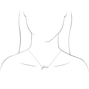 14K Rose Faith 16" Necklace - BN & CO JEWELRY