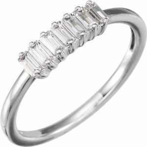 14K White 1/3 CTW Lab-Grown Diamond Ring - BN & CO JEWELRY