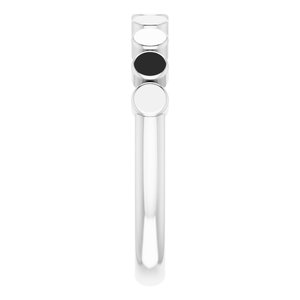 Sterling Silver Geometric Stackable Ring - BN & CO JEWELRY