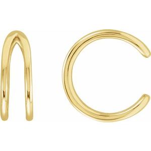 14K Yellow Negative Space Ear Cuff - BN & CO JEWELRY