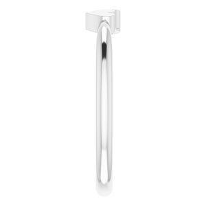 14K White 2-Heart Family Engravable Ring - BN & CO JEWELRY