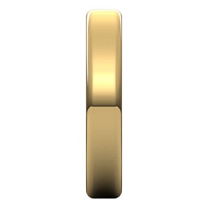 14K Yellow 4 mm Flat Comfort Fit Round Edge Band Size 8.5 - BN & CO JEWELRY