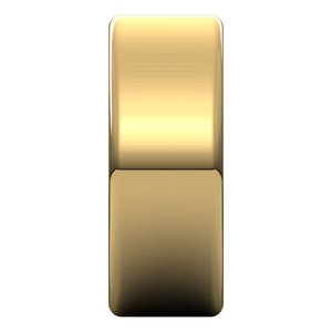 14K Yellow 8 mm Flat Comfort Fit Round Edge Band Size 10 - BN & CO JEWELRY