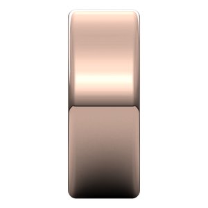 14K Rose 8 mm Flat Comfort Fit Round Edge Band Size 7 - BN & CO JEWELRY
