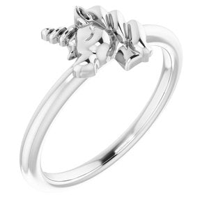 Sterling Silver Youth Unicorn Ring - BN & CO JEWELRY