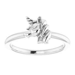Sterling Silver Youth Unicorn Ring - BN & CO JEWELRY