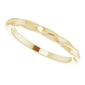 14K Yellow Twisted Stackable Ring - BN & CO JEWELRY