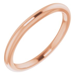 14K Rose Band for 6x4 mm Pear Ring - BN & CO JEWELRY