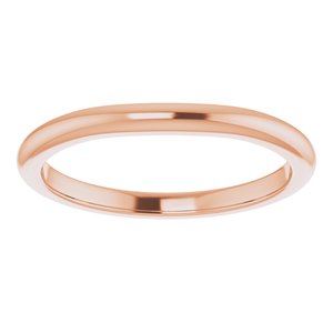 14K Rose Band for 6x4 mm Pear Ring - BN & CO JEWELRY