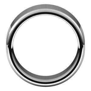 Sterling Silver 10 mm Flat Comfort Fit Round Edge Band Size 12 - BN & CO JEWELRY