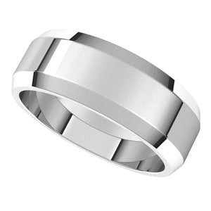 Beveled Edge Light Band - BN & CO JEWELRY