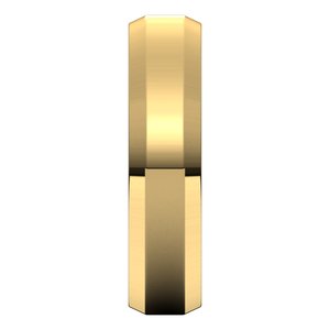 14K Yellow 5 mm Beveled Edge Light Band Size 9.5 - BN & CO JEWELRY