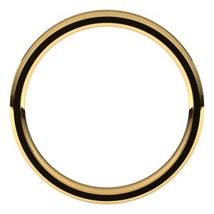 14K Yellow 3 mm Beveled Edge Comfort Fit Light Band Size 9.5 - BN & CO JEWELRY