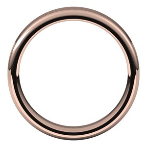 14K Rose 5 mm Flat Comfort Fit Round Edge Band Size 8.5 - BN & CO JEWELRY